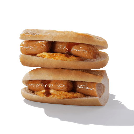 Sausage and Omelette Breakfast Baguette