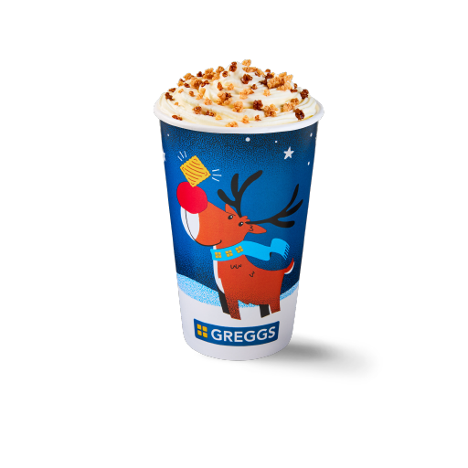 Large Hazelnut Crunch Latte