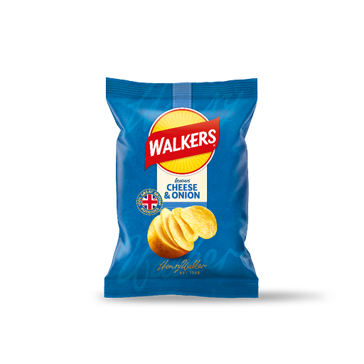 Walkers Cheese & Onion Crisps