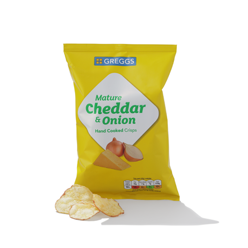 Mature Cheddar Cheese & Onion Crisps